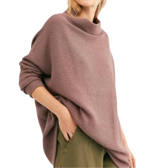 Free People Sweaters - Free People Ottoman Slouchy Tunic Sweater Mauve XS